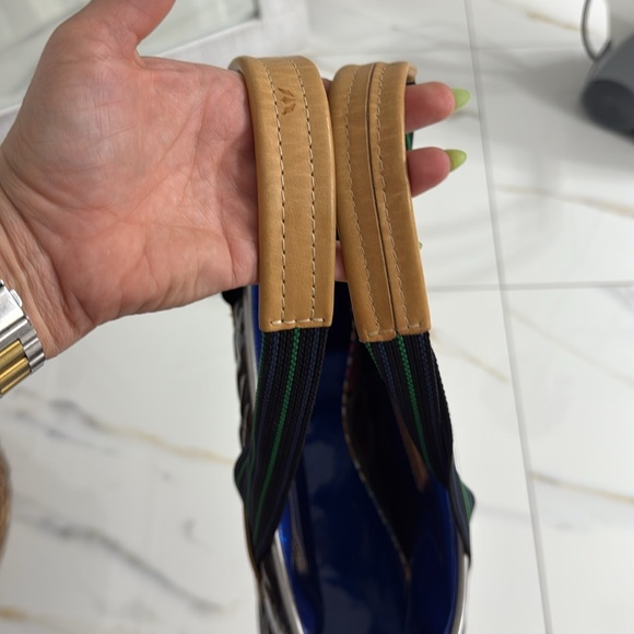 Consuela Black Quilted Tote with Tan Accents - Picture 14 of 15